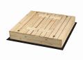 Piaskownica 120cm x 120cm drewno naturalne