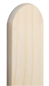 Sztacheta ogrodzeniowa drewniana 200 cm